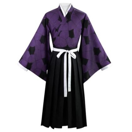 Kokushibo Upper Moon One Demon Slayer cosplay costume full set with detailed kimono design, Upper Rank One villain cosplay, disfraz de Kokushibo Kimetsu no Yaiba