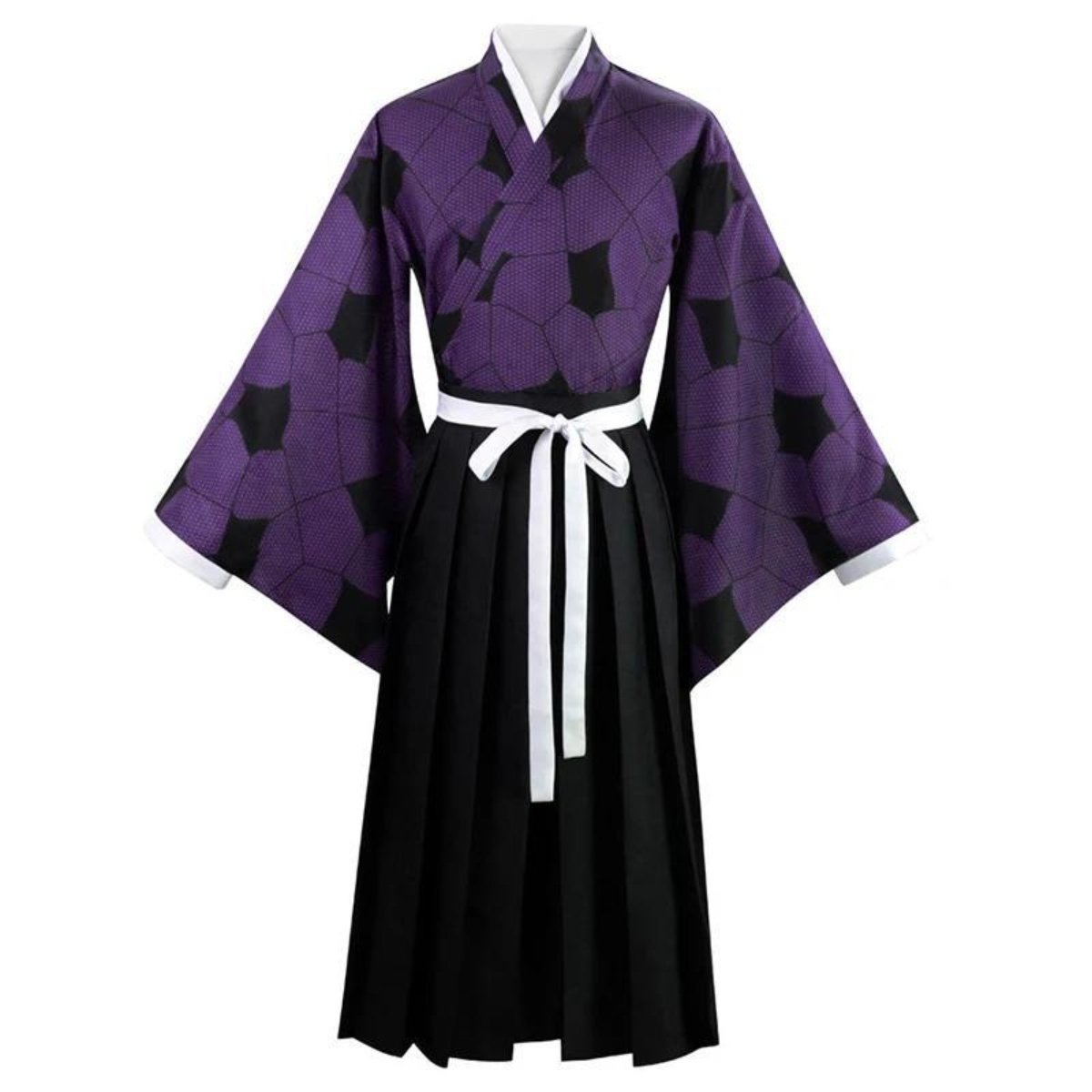 Kokushibo Upper Moon One Demon Slayer cosplay costume full set with detailed kimono design, Upper Rank One villain cosplay, disfraz de Kokushibo Kimetsu no Yaiba