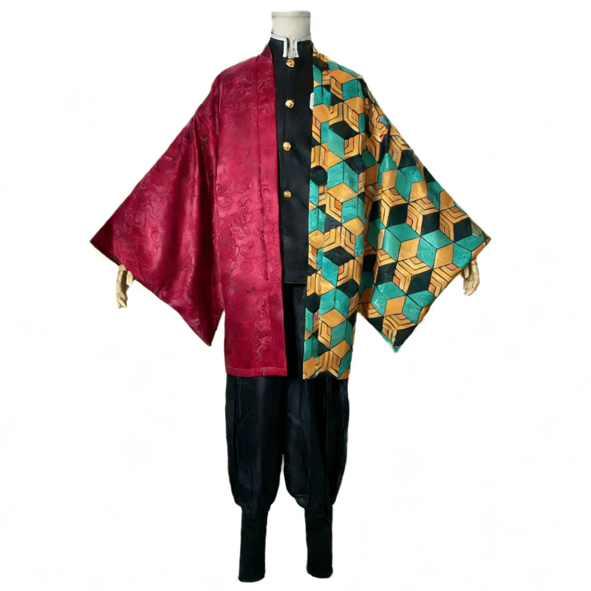 Giyu Tomioka Demon Slayer cosplay costume full set inspired by Kimetsu no Yaiba, Water Hashira uniform for anime cosplay, disfraz de Giyu Tomioka