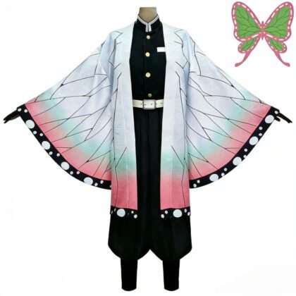 Kanae Kocho Demon Slayer cosplay costume full set inspired by Kimetsu no Yaiba, elegant female anime character outfit, disfraz de Kanae Kocho