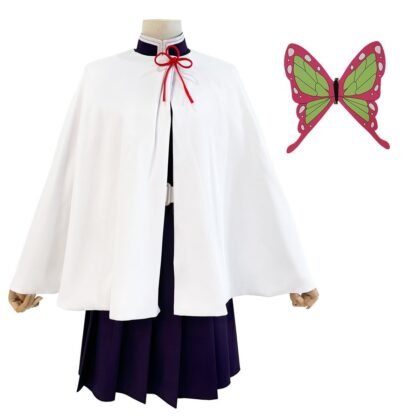 Kanao Tsuyuri Demon Slayer cosplay costume full set inspired by Kimetsu no Yaiba, elegant female anime cosplay outfit, disfraz de Kanao Tsuyuri