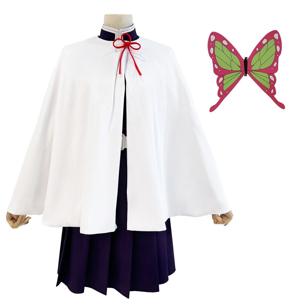 Kanao Tsuyuri Demon Slayer cosplay costume full set inspired by Kimetsu no Yaiba, elegant female anime cosplay outfit, disfraz de Kanao Tsuyuri