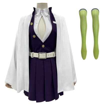 Mitsuri Kanroji Demon Slayer cosplay costume full set inspired by Kimetsu no Yaiba, Love Hashira outfit for female anime cosplay, disfraz de Mitsuri