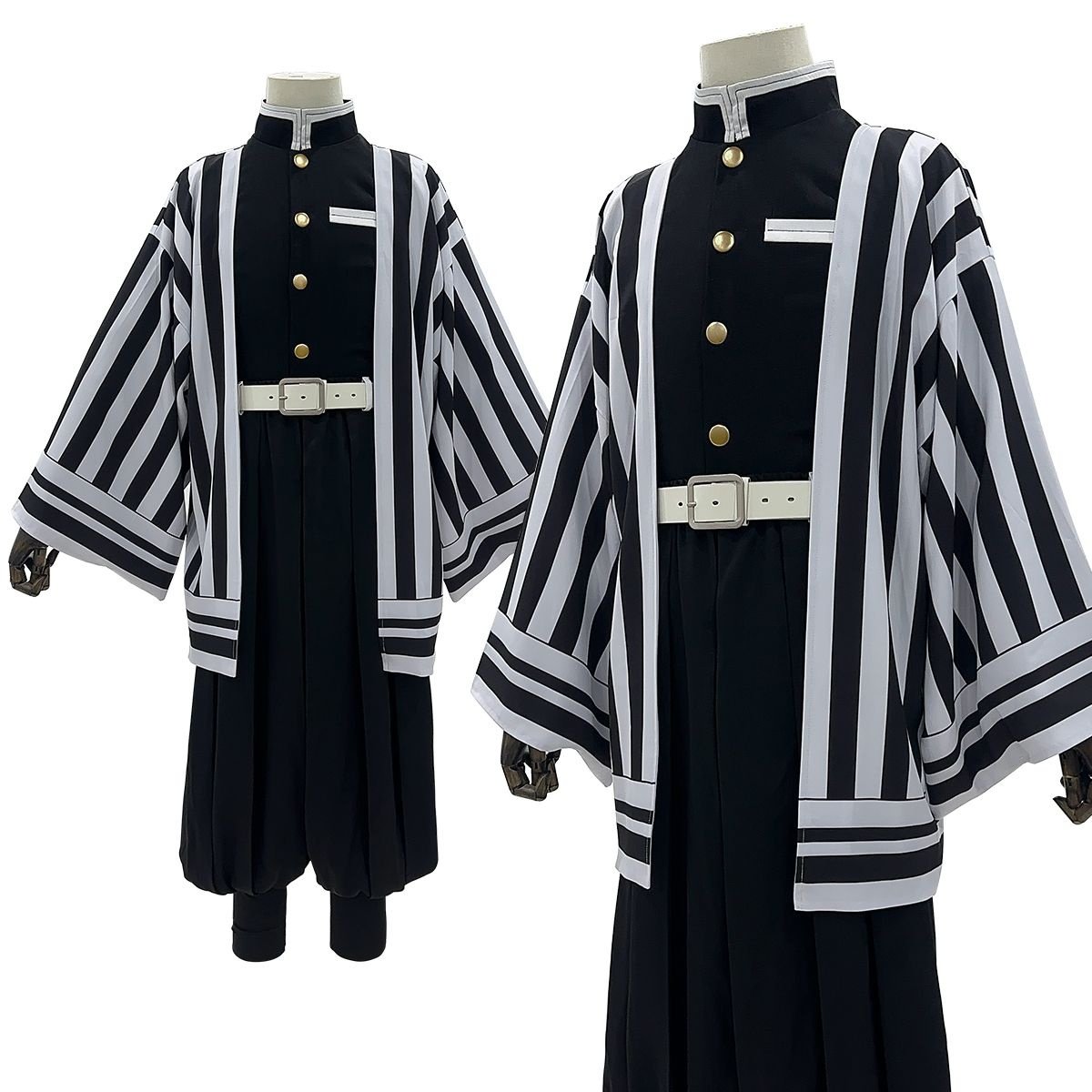 Obanai Iguro Demon Slayer cosplay costume full set inspired by Kimetsu no Yaiba, Serpent Hashira uniform for anime cosplay, disfraz de Obanai Iguro