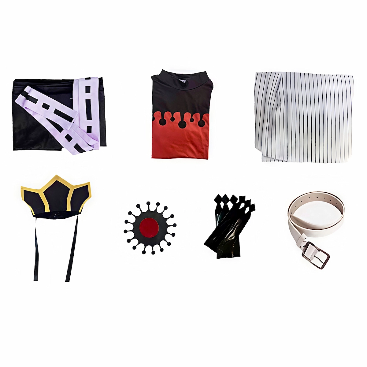 Doma cosplay package includes full set Demon Slayer Kimetsu no Yaiba costume traje completo cosplay Doma incluye accesorios