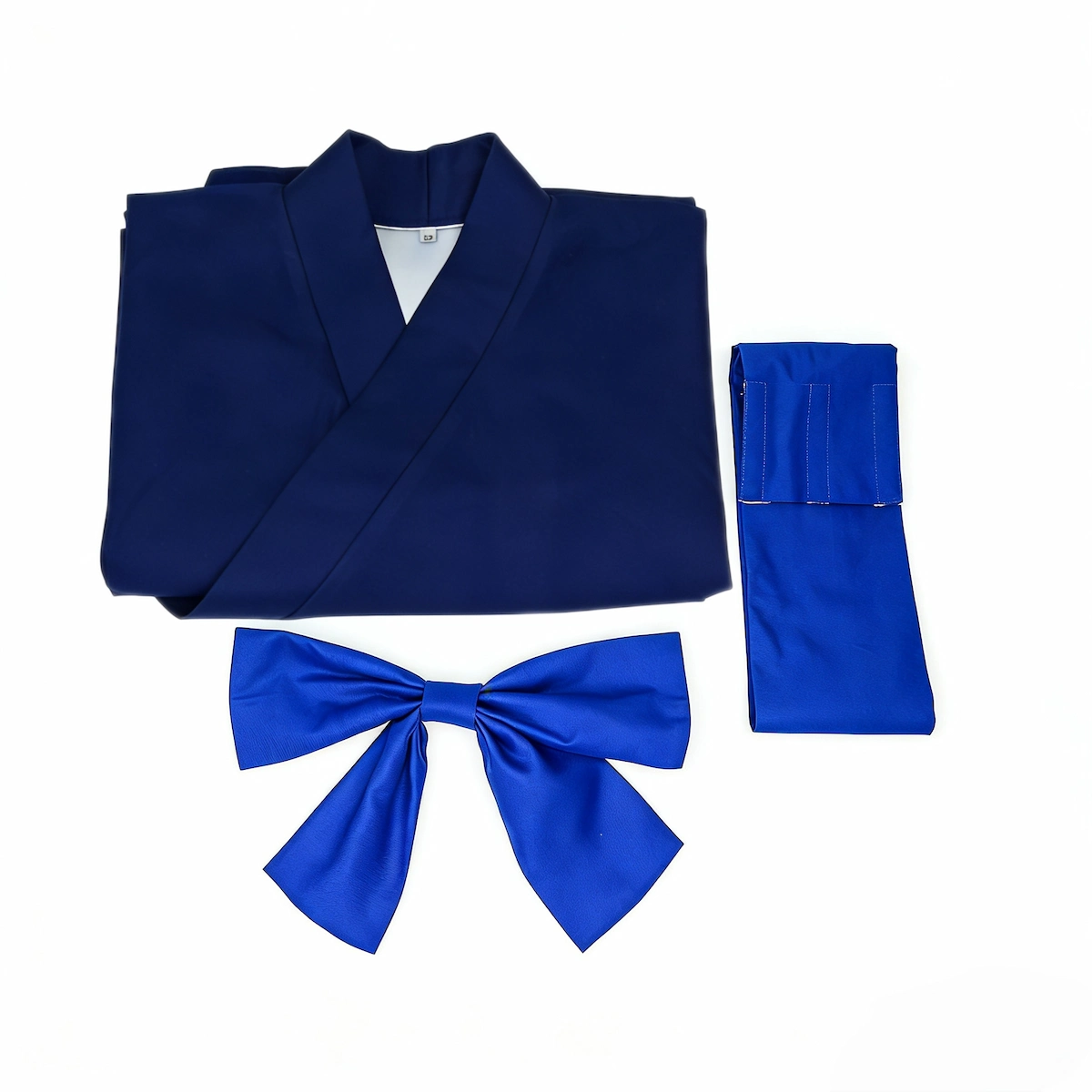 Inosuke Hashibira dark blue oiran cosplay package includes full set Demon Slayer Kimetsu no Yaiba costume traje completo Inosuke incluye accesorios