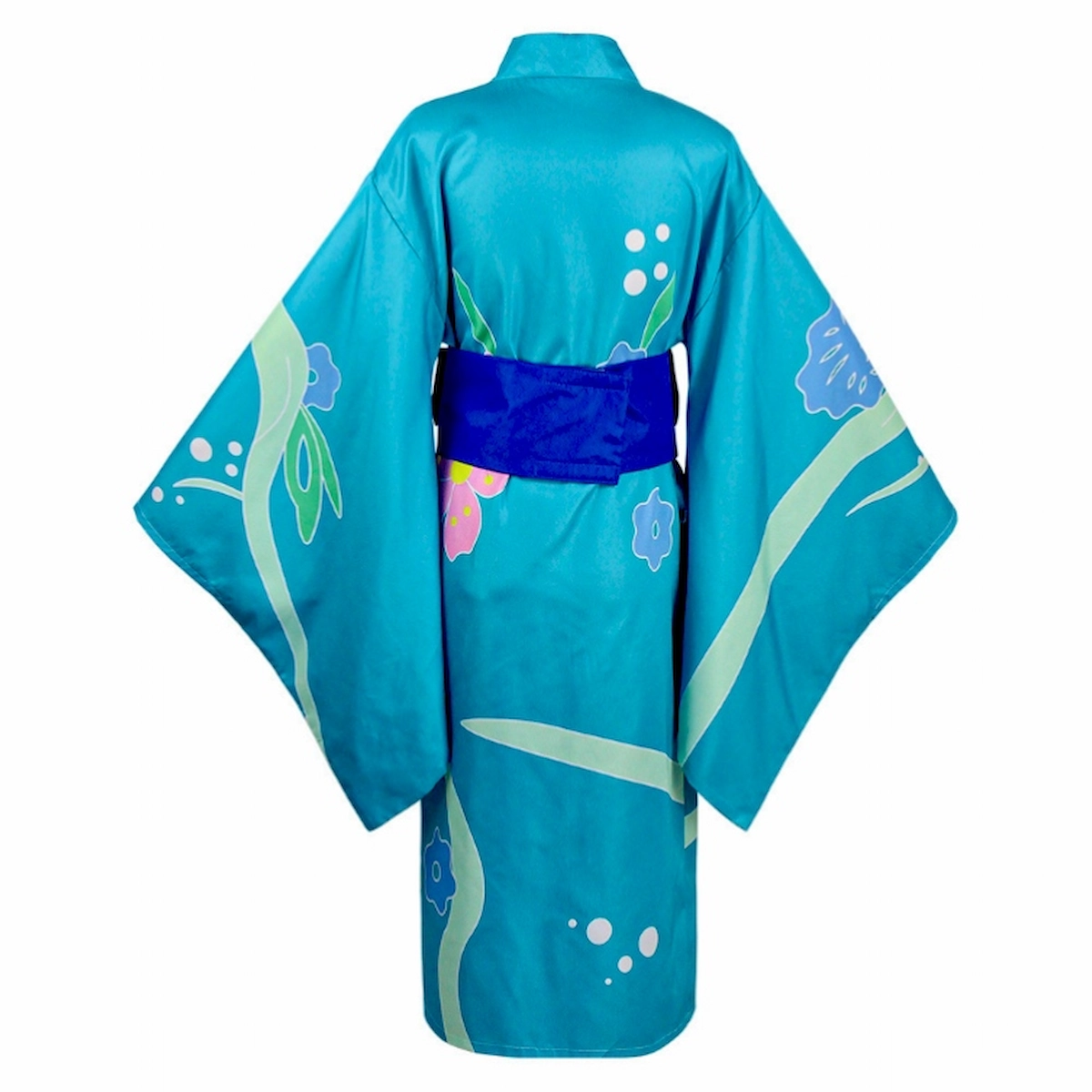 Inosuke Hashibira oiran cosplay back view Demon Slayer Kimetsu no Yaiba kimono outfit anime traje parte trasera Inosuke