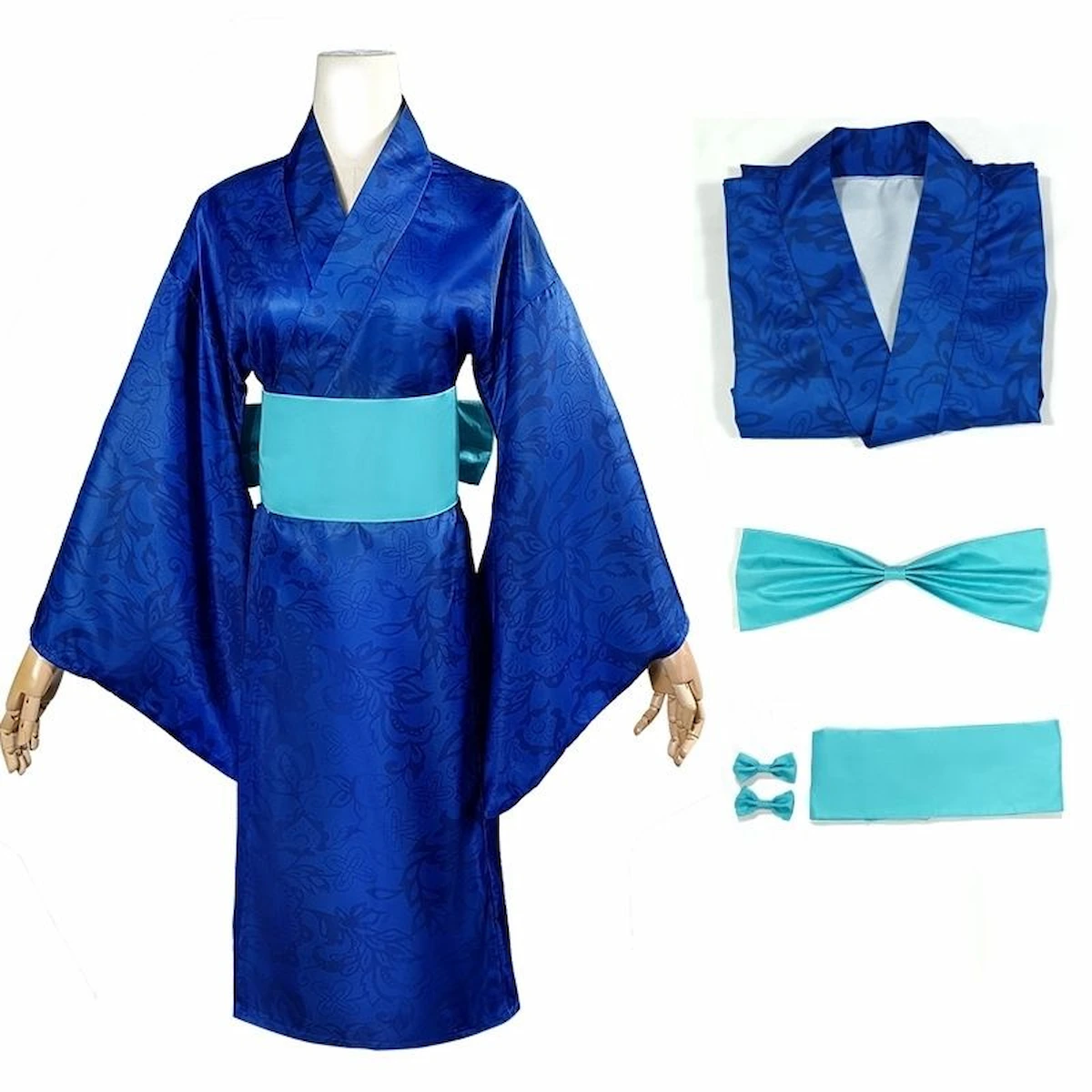 Inosuke Hashibira patterned oiran cosplay package full set Demon Slayer Kimetsu no Yaiba costume traje completo incluye accesorios