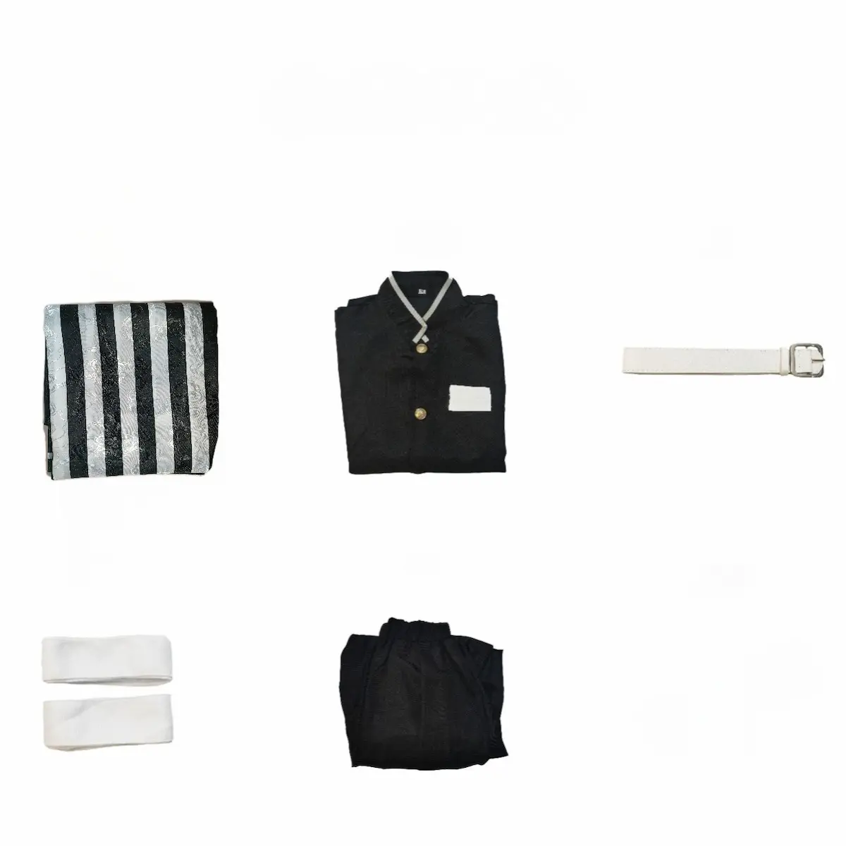 Obanai Iguro cosplay costume package included items Demon Slayer kimetsu no yaiba outfit traje cosplay incluye accesorios set completo