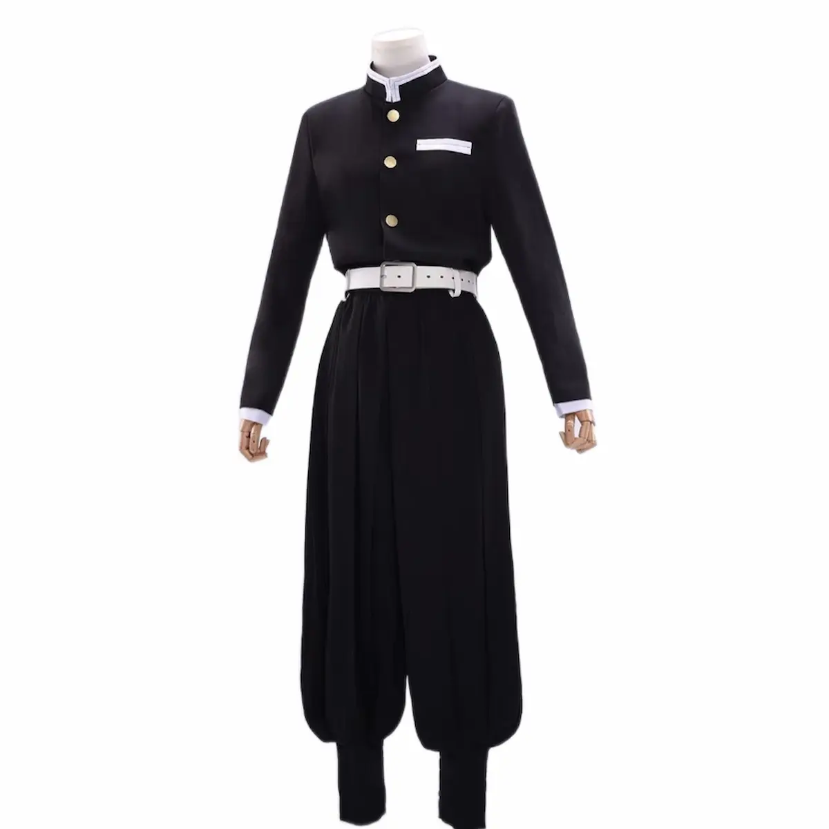 Obanai Iguro cosplay uniform front view Demon Slayer kimetsu no yaiba outfit serpent hashira traje frontal cosplay anime