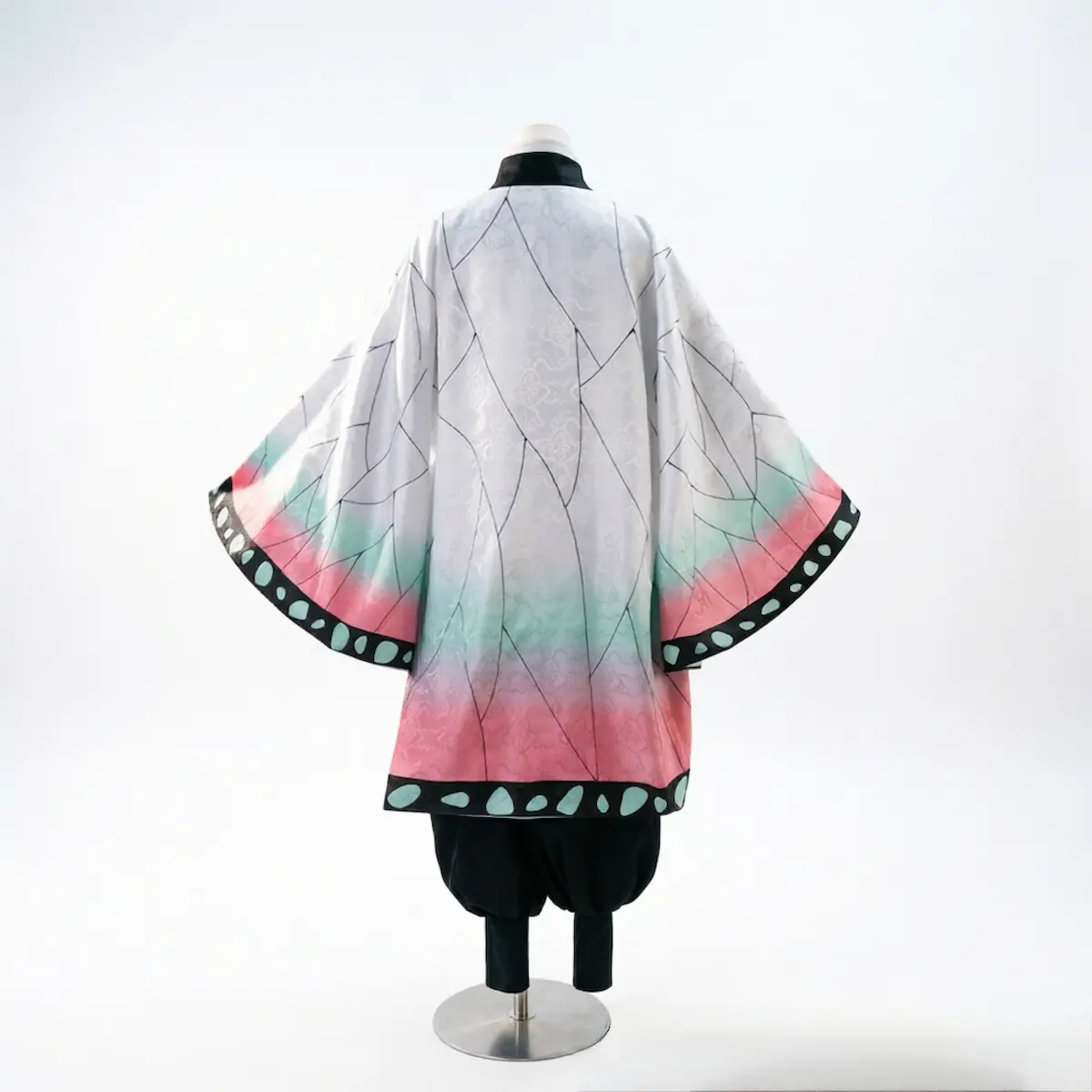 Shinobu Kocho cosplay costume back view full haori Demon Slayer kimetsu no yaiba butterfly outfit traje parte trasera cosplay anime