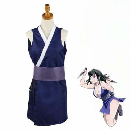 Suma cosplay costume full body front Demon Slayer Kimetsu no Yaiba kunoichi outfit anime cute cosplay traje Suma