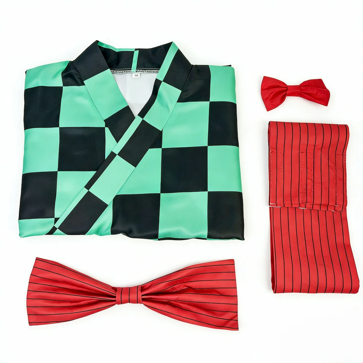 Tanjiro Kamado oiran cosplay package includes full set Demon Slayer Kimetsu no Yaiba costume traje completo Tanjiro incluye accesorios